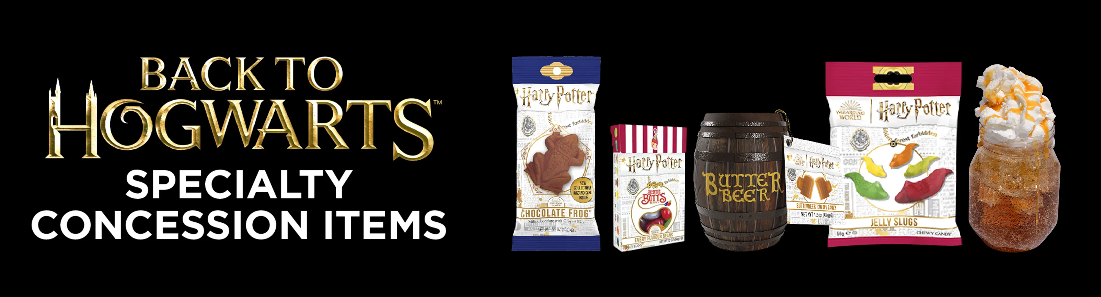 Harry Potter Specialty Concessions Items at Megaplex Theaters September 2024